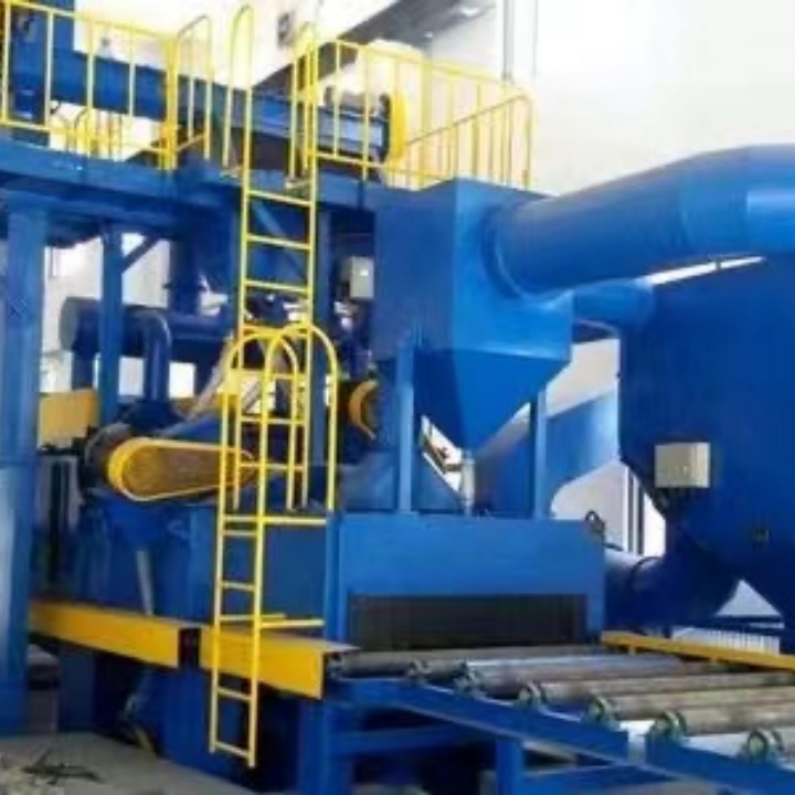 履帶通過打砂機_履帶式清砂機_履帶砂輪機