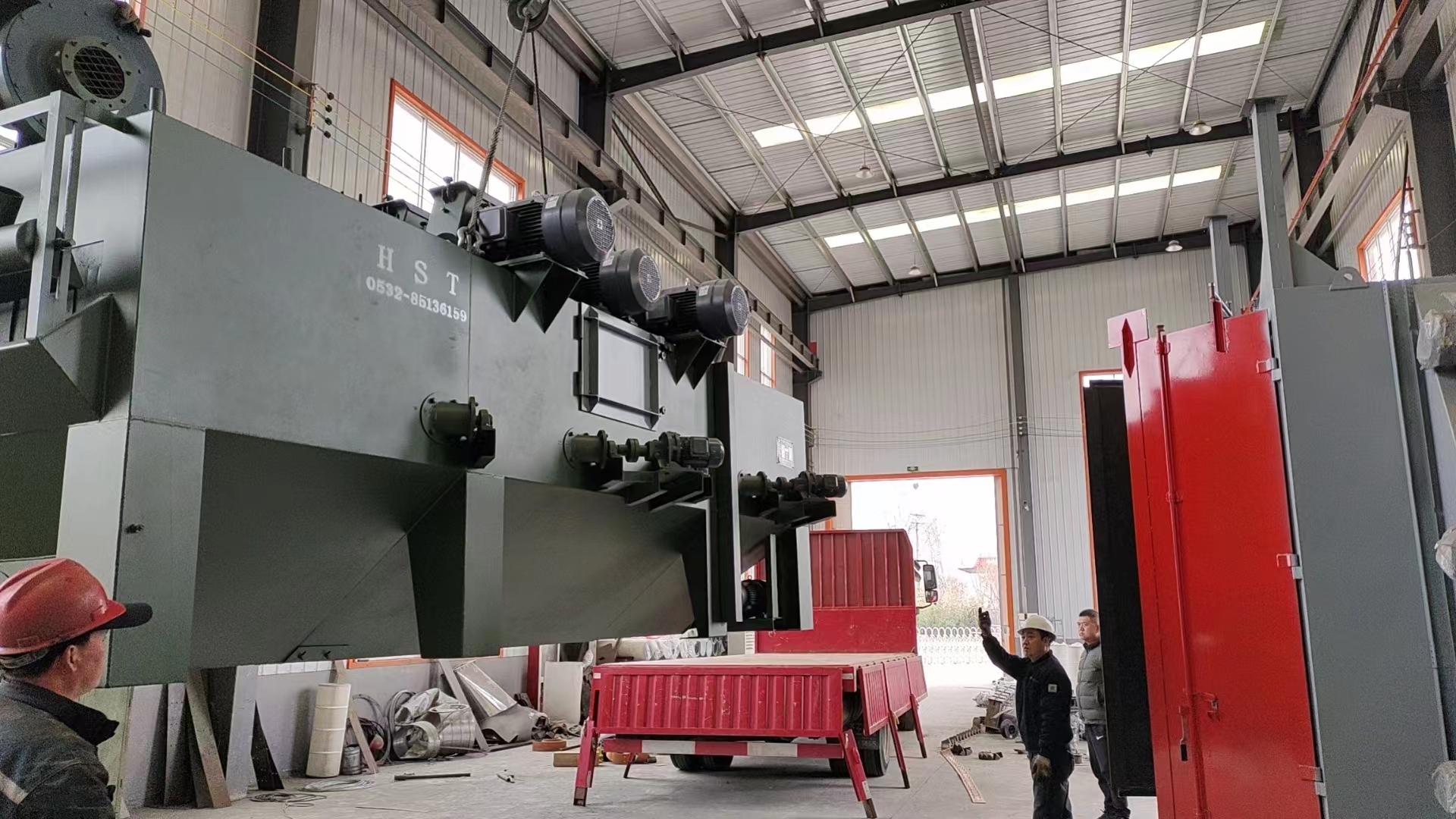 拋丸機(jī)砂丸_鋁型材拋丸打砂處理_鋁制品拋丸打砂機(jī)