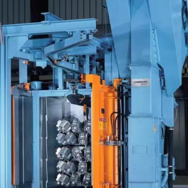 懸鏈?zhǔn)綊佂铏C(jī)能做到不漏丸嗎_懸鏈?zhǔn)搅魉€拋丸機(jī)_懸鏈連續(xù)式拋丸打砂機(jī)