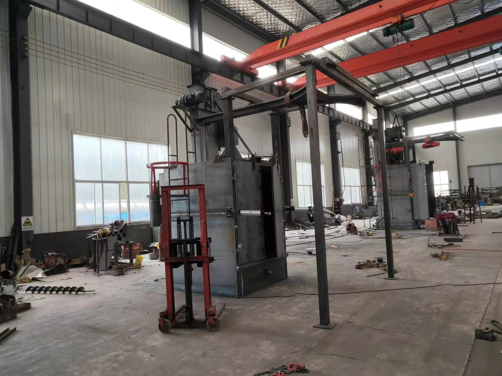 銅件打砂清理機(jī)_銅沙怎么分離_打砂機(jī)除銹