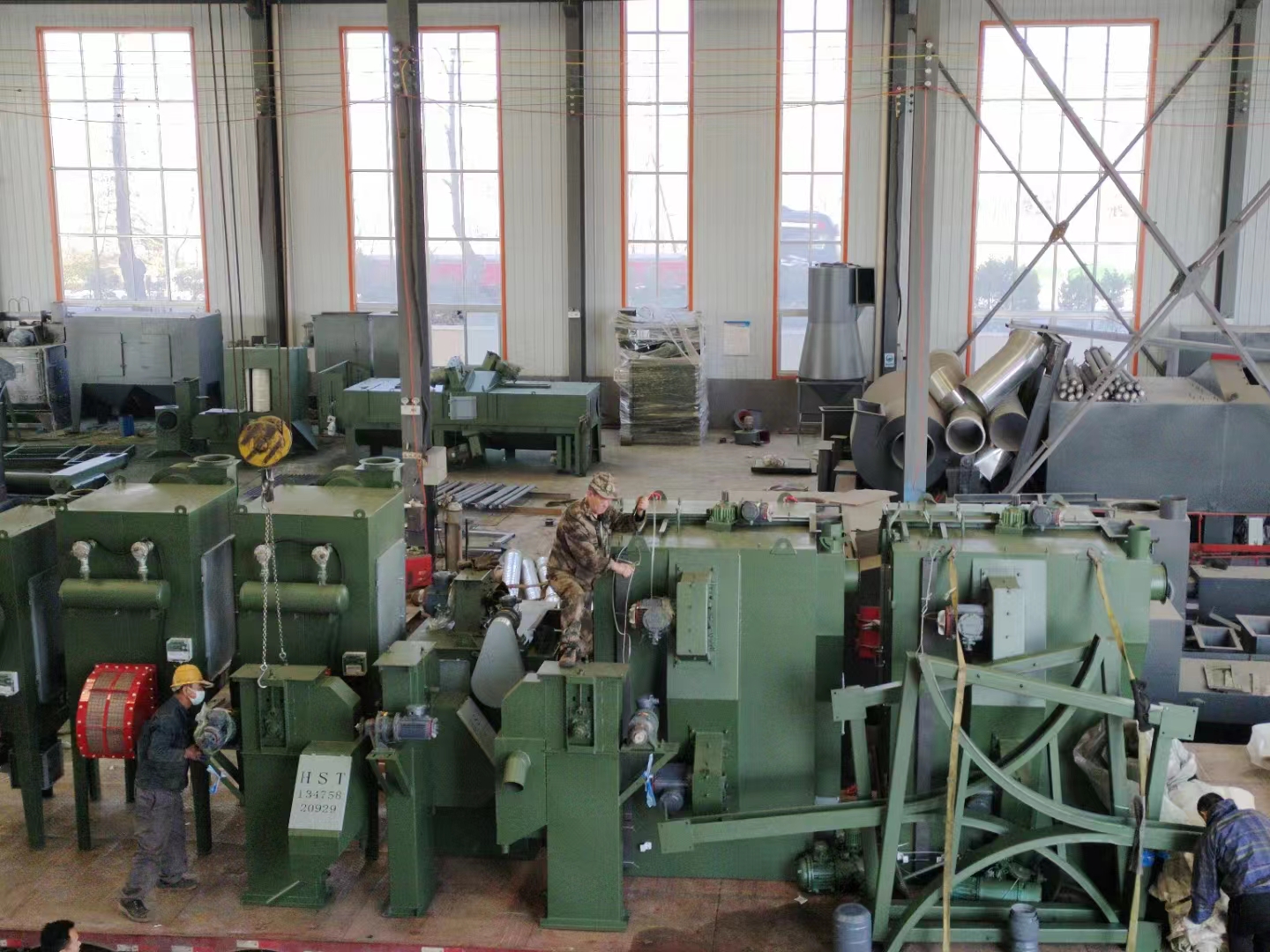 大型鋼管外壁拋丸清理機(jī)_鋼材拋丸清理機(jī)_圓管內(nèi)壁拋丸機(jī)
